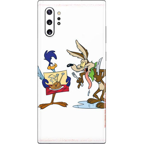 Looney Tunes Road Runner Wile E Coyote Food Galaxy Note 10 Plus Skin